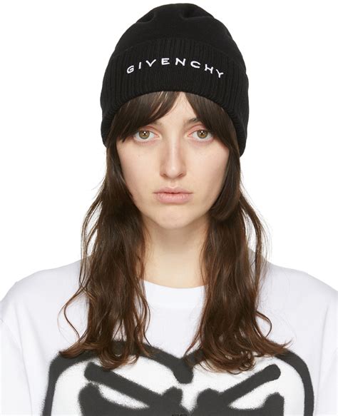 Givenchy: Black Wool Beanie 